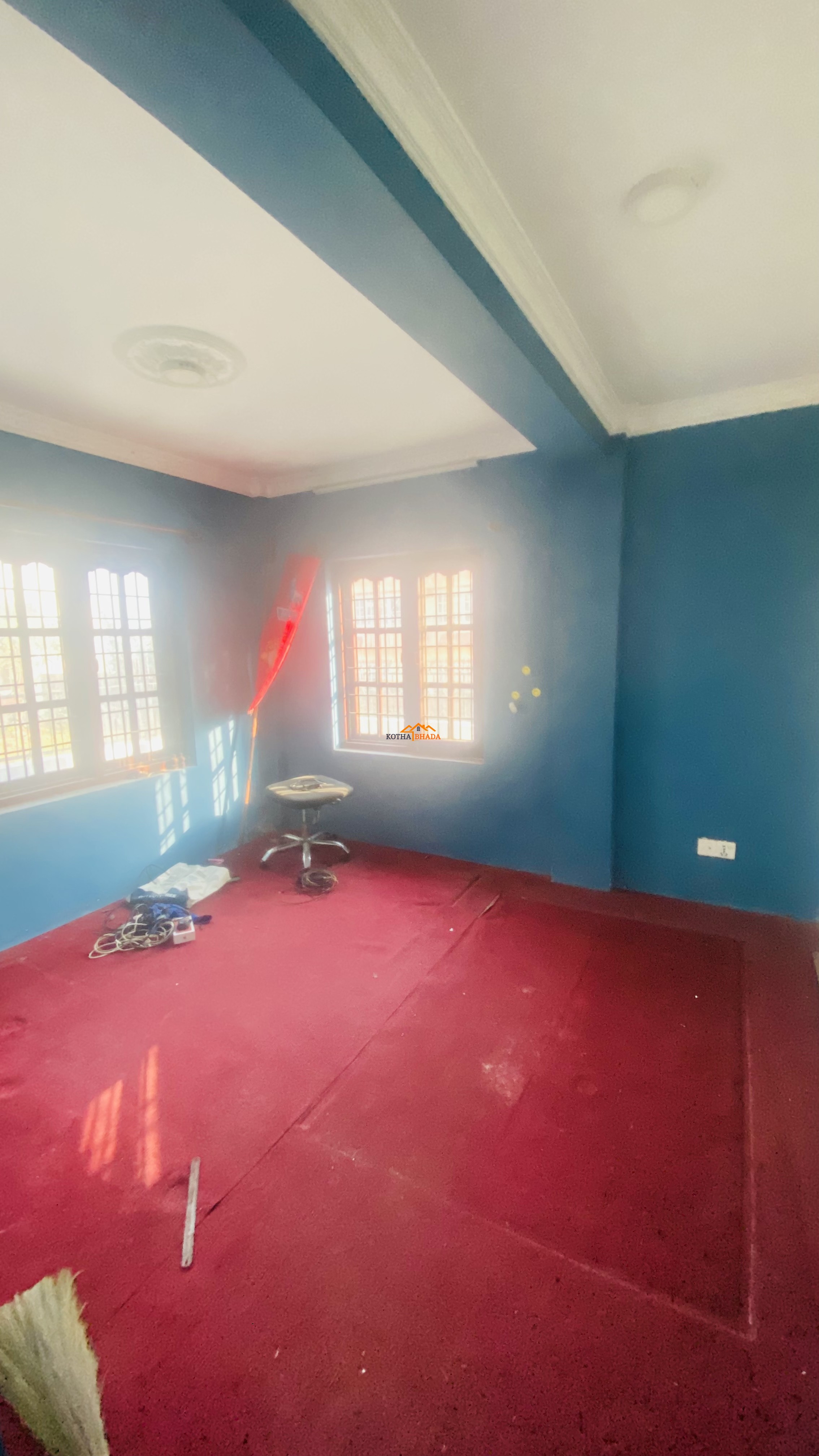 Flat for rent at gurjudhara, 2 bedroom , 1 kitchen , 1 living room and spacious parking
